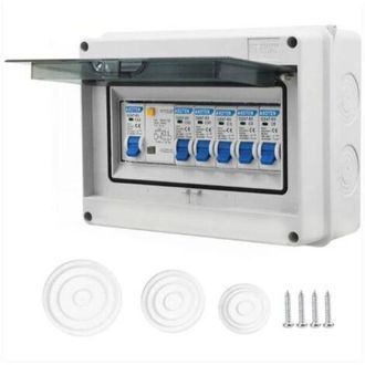 OEM Panel De Interruptores Autom&aacute;ticos De 4 V&iacute;as, Caja De Interruptores De Circuito De Fuga, Panel El&eacute;ctrico Impermeable, Interruptores Autom&aacute;ticos El&eacute;ctr