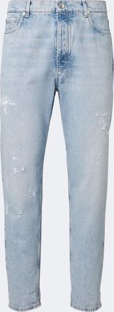 Brunello Cucinelli Distressed straight jeans