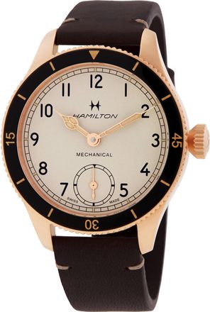 Hamilton Pioneer Hand Wind Eggshell-white Dial Mens Watch H76709510