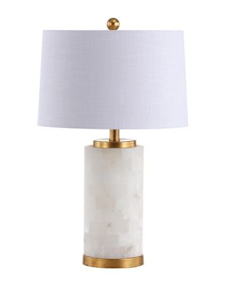 Jonathan Y Designs Jonathan Y 25.5In Eliza White & Gold Leaf Table Lamp