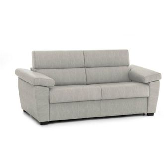 Dmora Divano Letto 2 Posti Seui, Sfoderabile, Contenitore Made in Italy, di Apertura a Ribalta, 185x95 cm Beige
