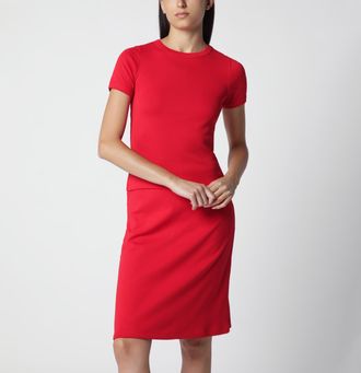 Flore Flore T-shirt Car Tee in cotone biologico rossa