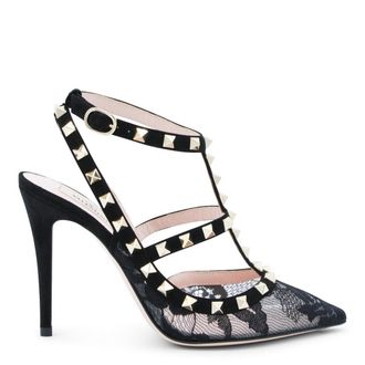 Valentino Garavani With Heel Blacks And Greys