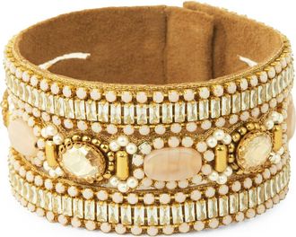 Deepa Gurnani Harva Bracelet in Dusty Pink at Nordstrom