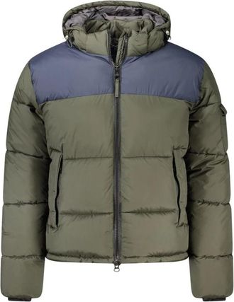 North Sails Groene polyesterjas - Heren - Winterjassen - Groen - XL - Polyester - Jassen