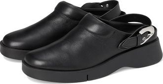 Aerosoles Fox Womens Slippers Black Leather : 9.5 B - Medium