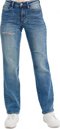 Judy Blue Kenzie Mid Waist Dad Jean In Blue