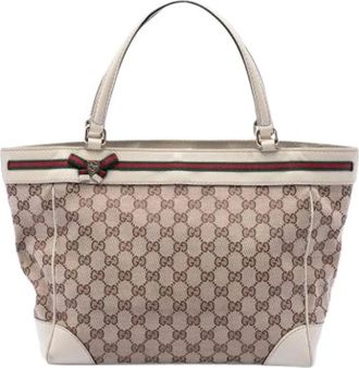 Gucci Pre-owned Mayfair Tote - Pre-owned - Mujer - Beige - ONE SIZE