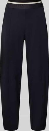 Cambio Cambio Slim Fit Hose mit elastischer Label-Bund Modell EDEN in Marine, Gr&ouml;&szlig;e 44