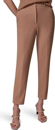 DKNY Flat Front Ankle Pants in Camel at Nordstrom, Size 12