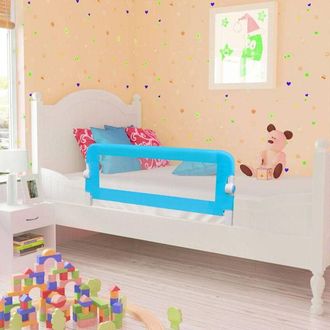 vidaXL Sponde Letto per la Sicurezza dei Bambini 2 pz Blu 102x42 cm - Vidaxl