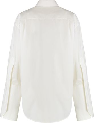 Maison Margiela Womens Cotton Shirt Off White