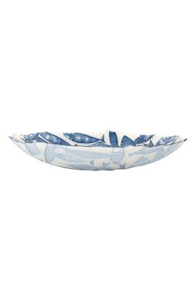 Vietri Isola Shallow Glass Bowl in Blue at Nordstrom