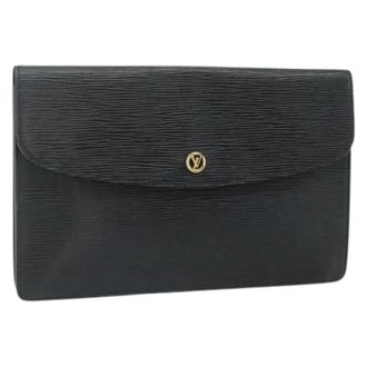 Louis Vuitton Pre-owned Clutches, female, Black, Size: ONE SIZE Pre-owned Epi Leather Clutch