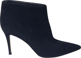 Gianvito Rossi Pre-owned Womens Stiletto Ankle Boots in Black Suede - Size 39.5 EU/IT