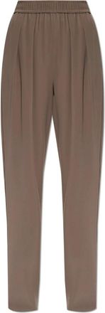 Emporio Armani Rechte broekspijpen - Dames - Straight fit broeken - Bruin - M - Broeken
