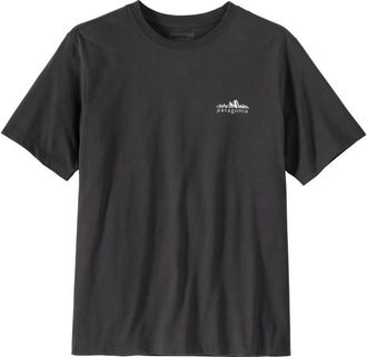 Patagonia Fitz Roy Foothills T-Shirt T-Shirt f&uuml;r Herren | grau/schwarz