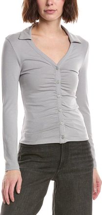 Rag & Bone Rag & Bone Lucy Ruched Polo Shirt
