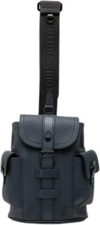Louis Vuitton Pre-owned Cross Body Bags, female, Blue, Size: ONE SIZE Pre-owned Leather Crossbody Bag