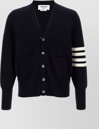 Thom Browne wool v-neck cardigan