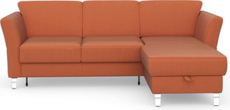 Sit&more Ecksofa »Visby L-Form« wahlweise mit Bettfunktion und Bettkasten, frei im Raum stellbar