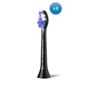 Philips Sonicare Sensitive - Black - 8 Pcs