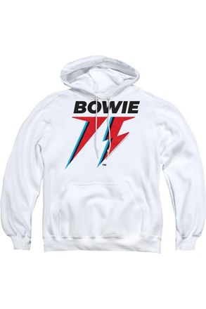 Gildan David Bowie Bowie 75 Logo Adult Pull Over Hoodie