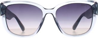 Guess Vierkant Vrouwen Glimmend Lichtblauw Gradi&euml;nt GO00051