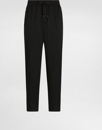 Dolce & Gabbana Nylon Jogging Trousers - Man Pants And Shorts Black 48