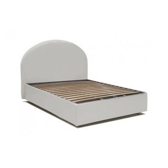 Talamo Italia Dmora - Cama De Plaza Y Media Dbijo, Cama Contenedor Con Tapizado En Ecopiel, 100% Made In Italy, Apertura Frontal, Adecuado Para Colch&oacute;n Cm 120x190, 