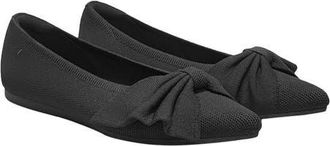 Vivaia Pointed-Toe Bow Flats in Black at Nordstrom, Size 9.5