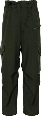 Yohji Yamamoto SP straight cargo pants - men - Recycled Polyester/Cotton - M - Green