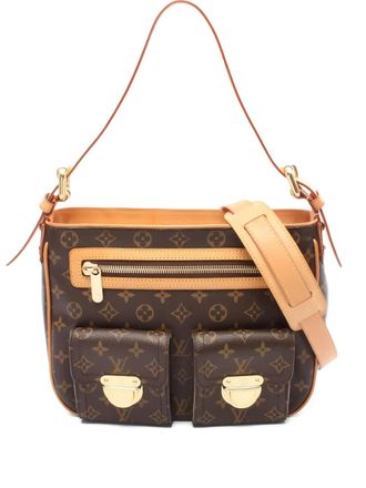 Louis Vuitton 2006 Hudson GM Monogram shoulder bag - women - Canvas/Leather - One Size - Brown