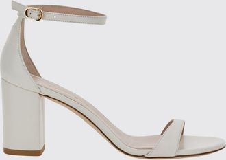 Stuart Weitzman Sandali in pelle di vitello con tacco medio e cinturino