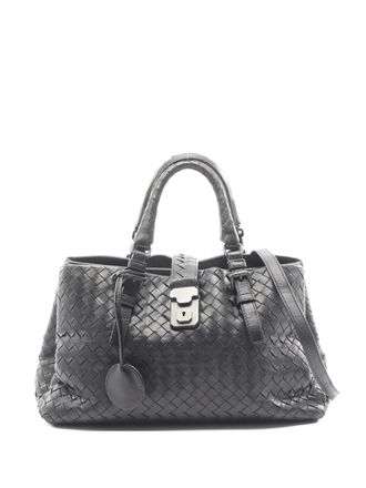 Bottega Veneta 2000s Intrecciato Roma tote bag - Black
