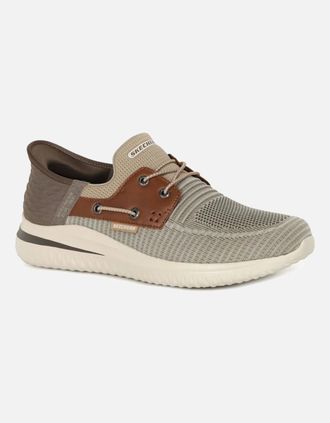 Skechers Mens Delson 3.0 Roth Slip In Mens Trainers - Brown - Size: 10