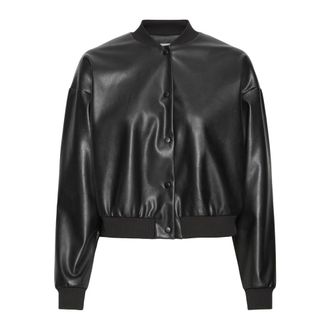 Ichi Ichi, Jassen, Dames, Zwart, L, Leer, Lederjassen