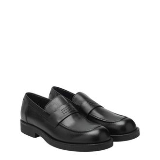 Maison Margiela Schoenen, Dames, Zwart, 40 EU, Leer, City Biker Loafer