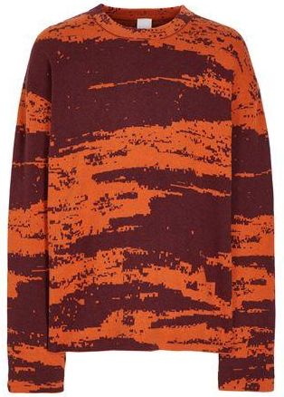 8 by YOOX ORGANIC COTTON-CASHMERE JACQUARD BOXY KNIT JUMPER