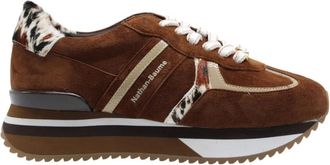 Nathan-Baume Schoenen, Dames, Bruin, 39 EU, Craps Sneaker