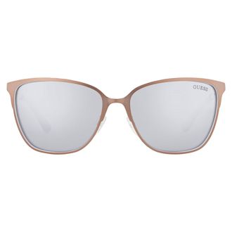 Guess Smoke Mirror Butterfly Ladies Sunglasses GF6010 29C 57