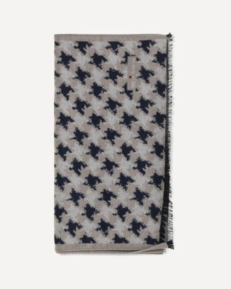 Kiton Silk Scarf with fringes Male UNI