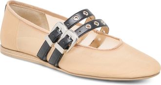 Dolce Vita Baylee Mary Jane Flat in Blush Mesh at Nordstrom, Size 7.5