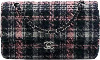 Chanel Pre-owned Double Flap Bag - Dames - Vintage Schoudertas - Veelkleurig - ONE Size - Leer - Vintage
