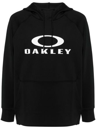 Oakley Sierra Dwr Fleece 2.0 logo-print hoodie - Black