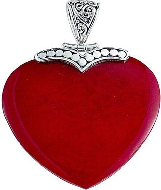 Samuel B. Silver Coral Pendant