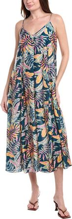 Monte & Lou Huahine Silk-Blend Sundress