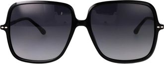 Isabel Marant Oversized Square Zonnebril - Dames - Zonnebrillen - Zwart - 59 MM - Accessoires