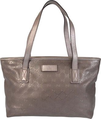 Gucci Gg Imprime Pvc Leather Tote Bag (Authentic Pre-Loved)