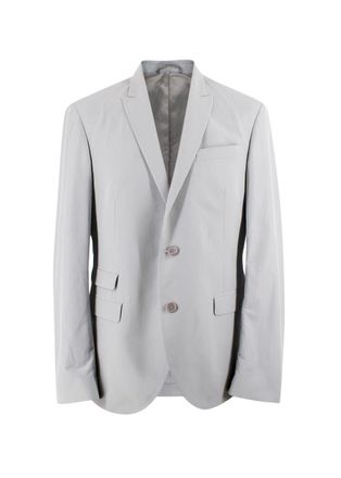 Neil Barrett Grey Single Breasted Blazer Size L